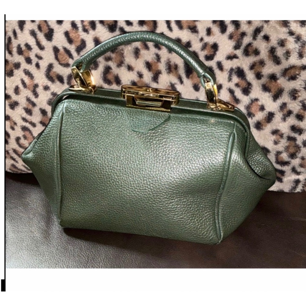 Cambridge Satchel The Mini Sophie Handbag Ivy Green Leather Doctor Bag England